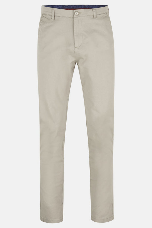 Benetti Trent Navy Chino Trousers | Men's Tapered Stretch Cotton Chino's